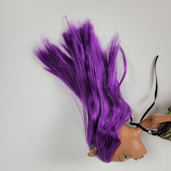 Monster High Doll Clawdeen‎ Generation 1 Skull Shores Wolf Swimsuit Dress Purple - Picture 6 of 12